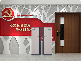在机关单位培训基地门口的国保手机屏蔽柜